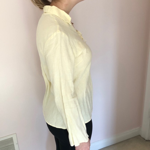 Two Star Dog long sleeve linen top - Picture 4 of 6